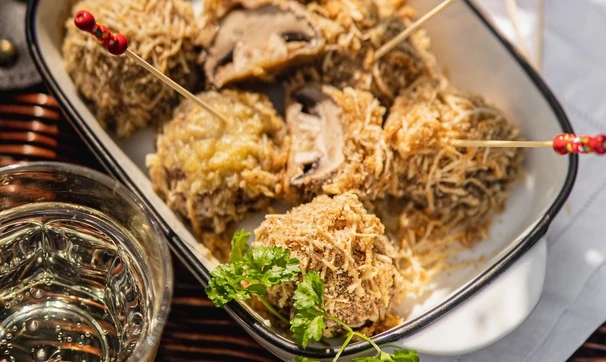 Шампиньоны в сырной панировке, шаг 9/9